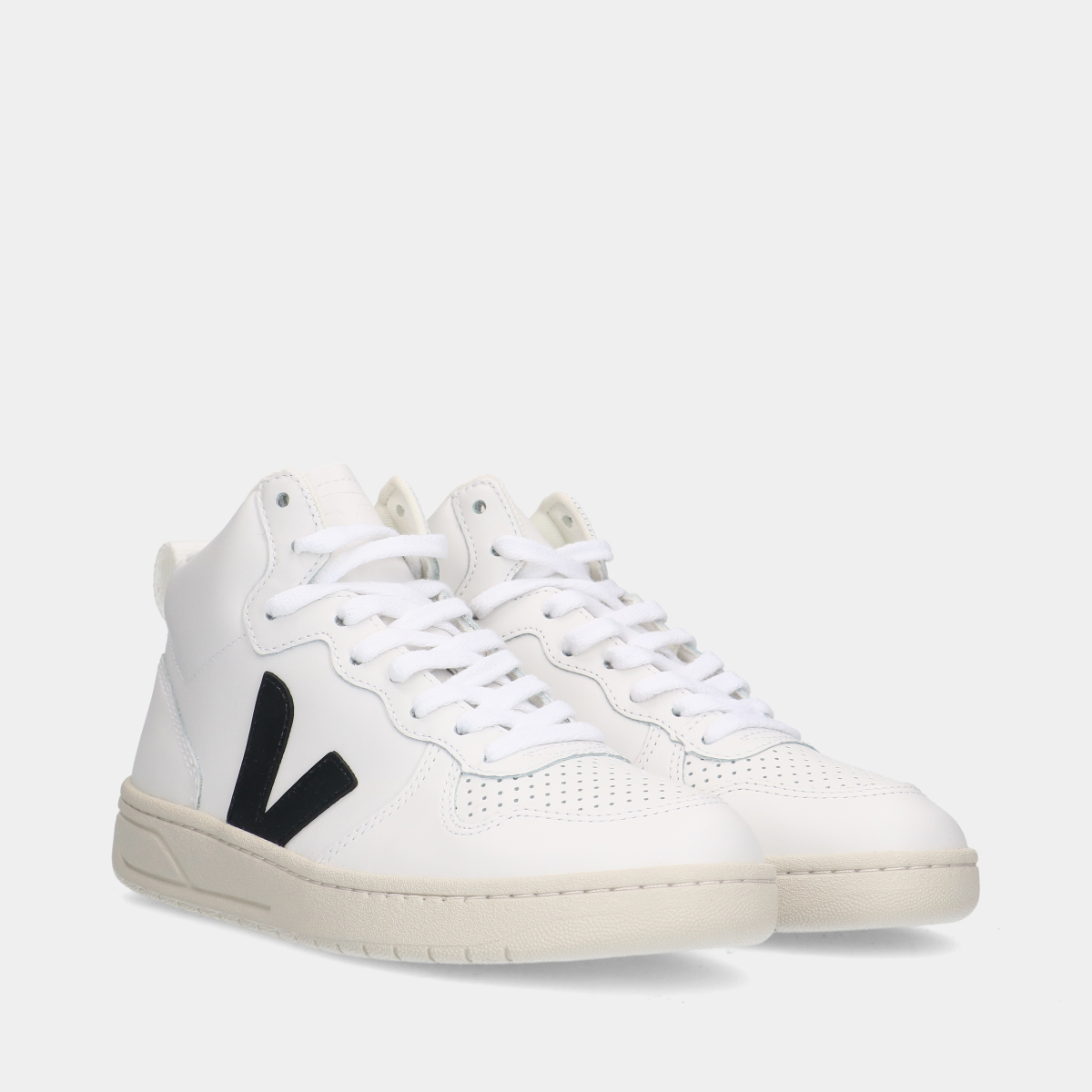 Veja V-15 Leather White/ Black sneakers