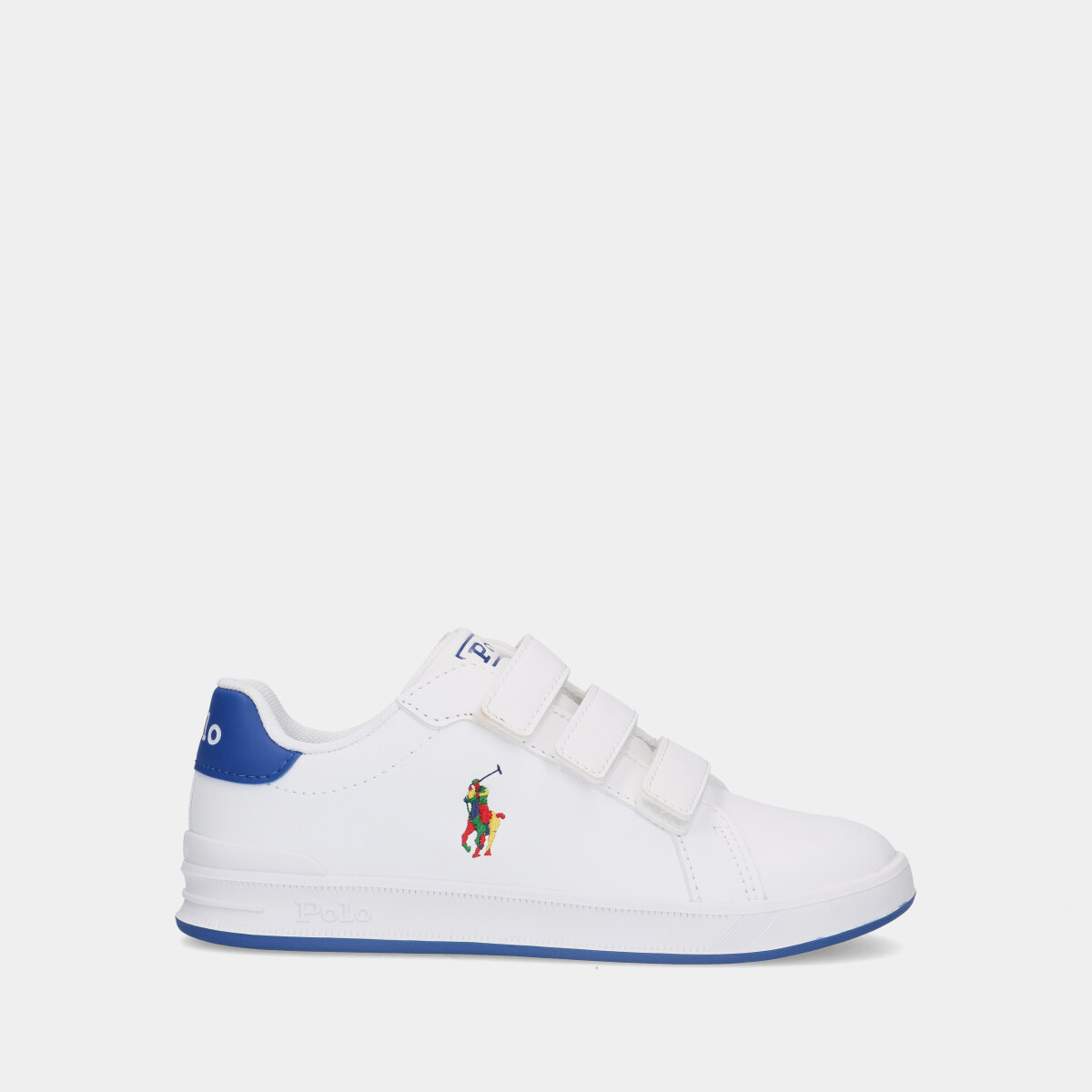 Polo Ralph Lauren Heritage Court II EZ White - Royal kleuter sneakers