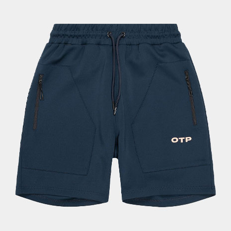 Off the Pitch Track Shorts Blauw