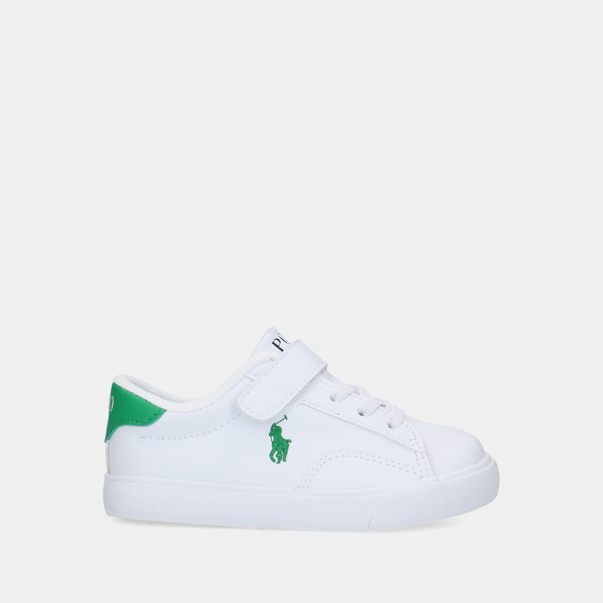 Polo Ralph Lauren Theron V PS White / Green peuter sneakers
