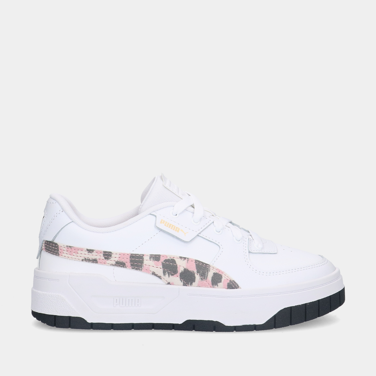 Puma Cali Dream Animal Print White/Peach Smoothie kinder sneakers