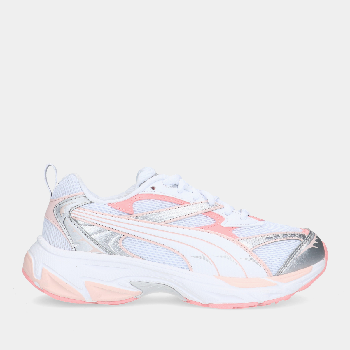Puma Morphic White/ Pink dames sneakers
