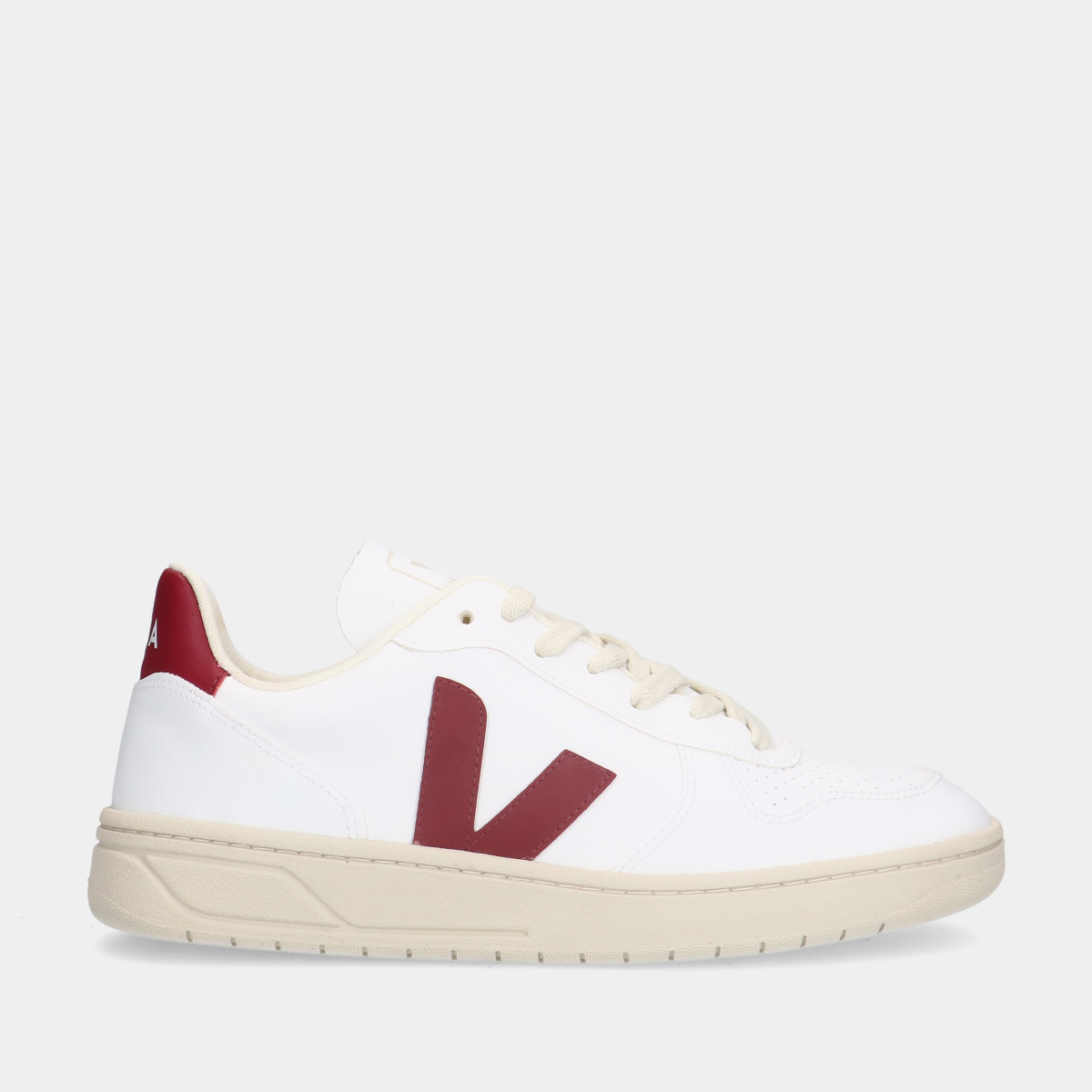 Veja- V-10 White/Marsala heren sneakers