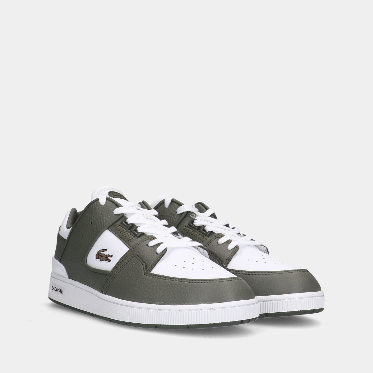 Lacoste Court Cage White/Green heren sneakers
