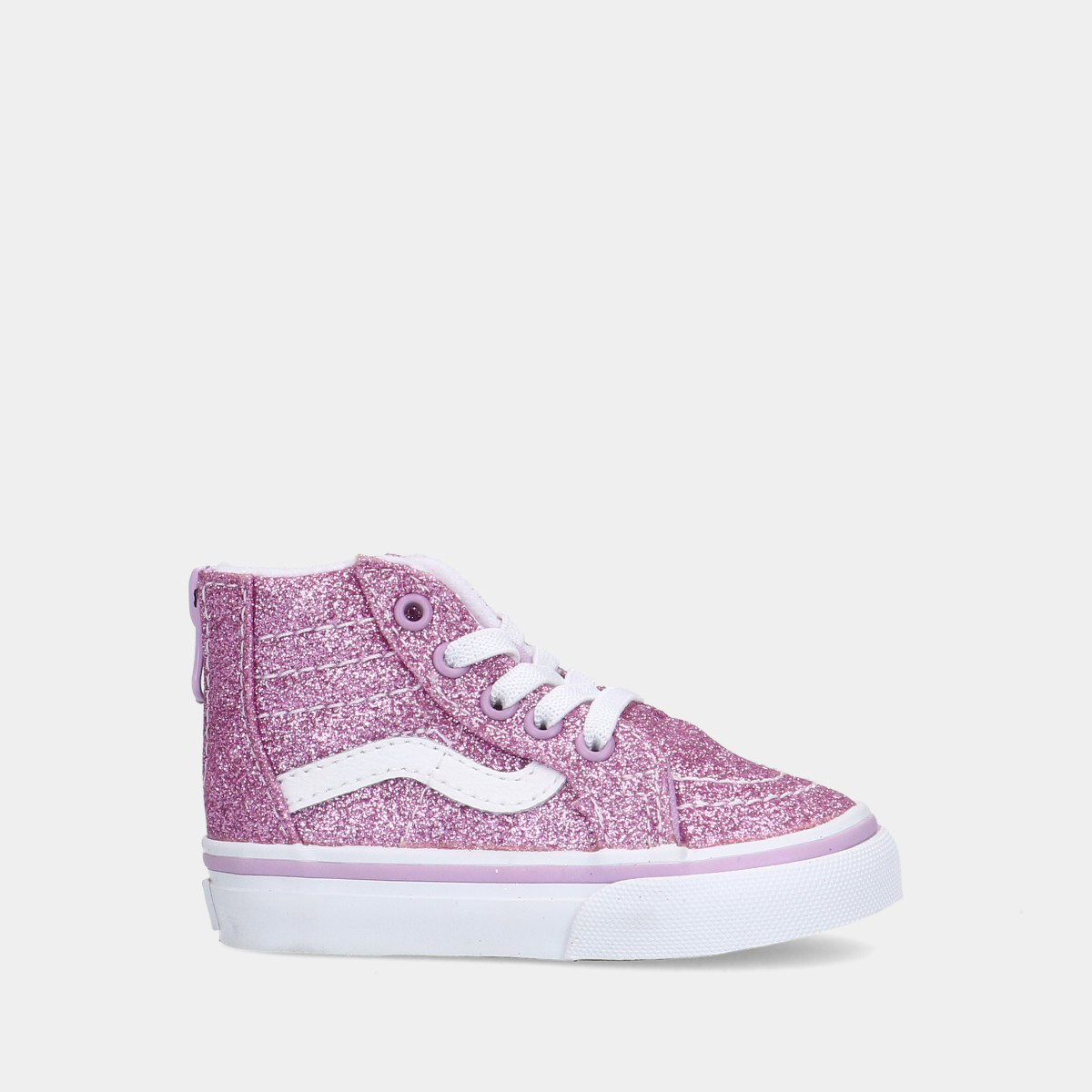 Vans Sk8-Hi Zip Glitter Lilac peuter sneakers