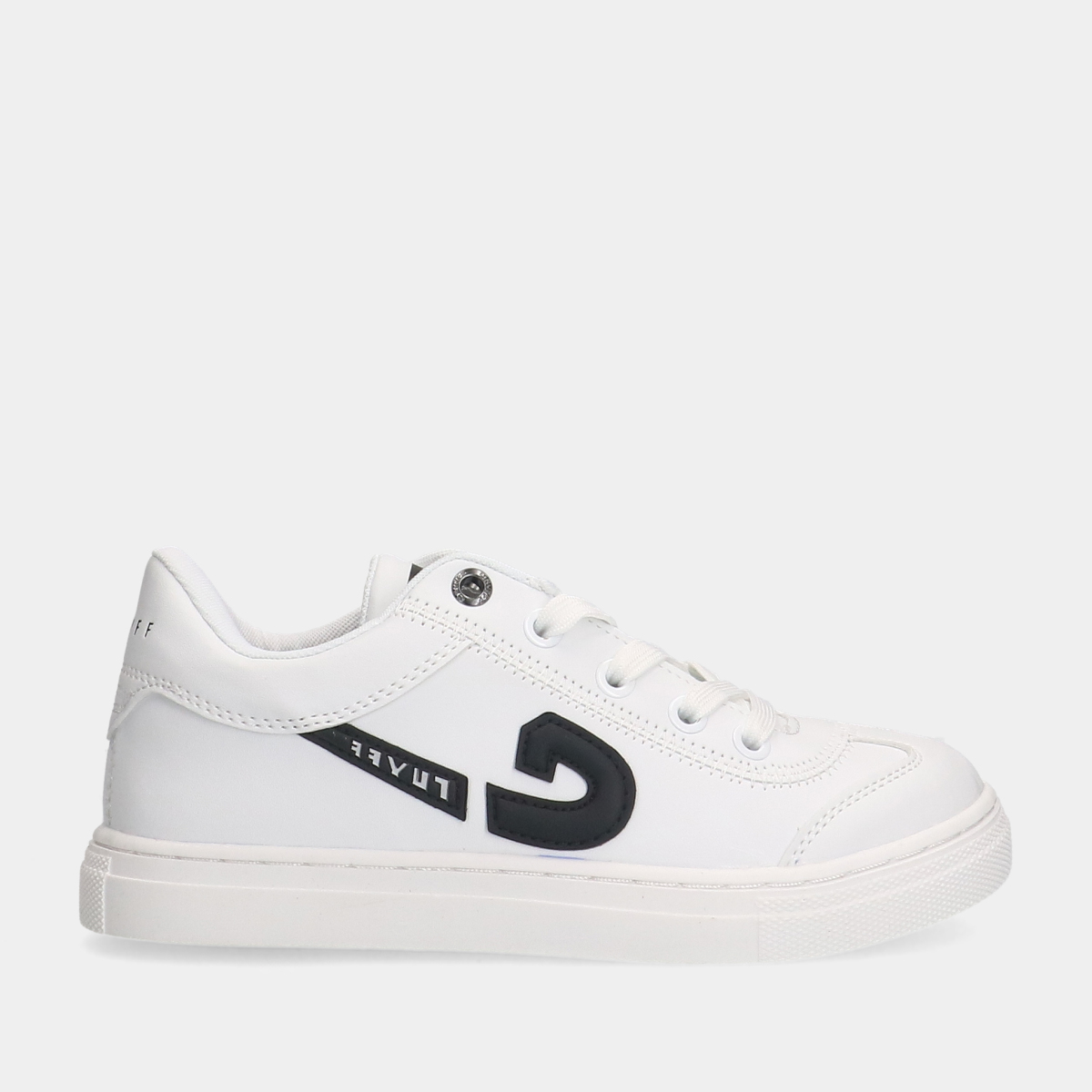 Cruyff Flash white black kinder sneakers