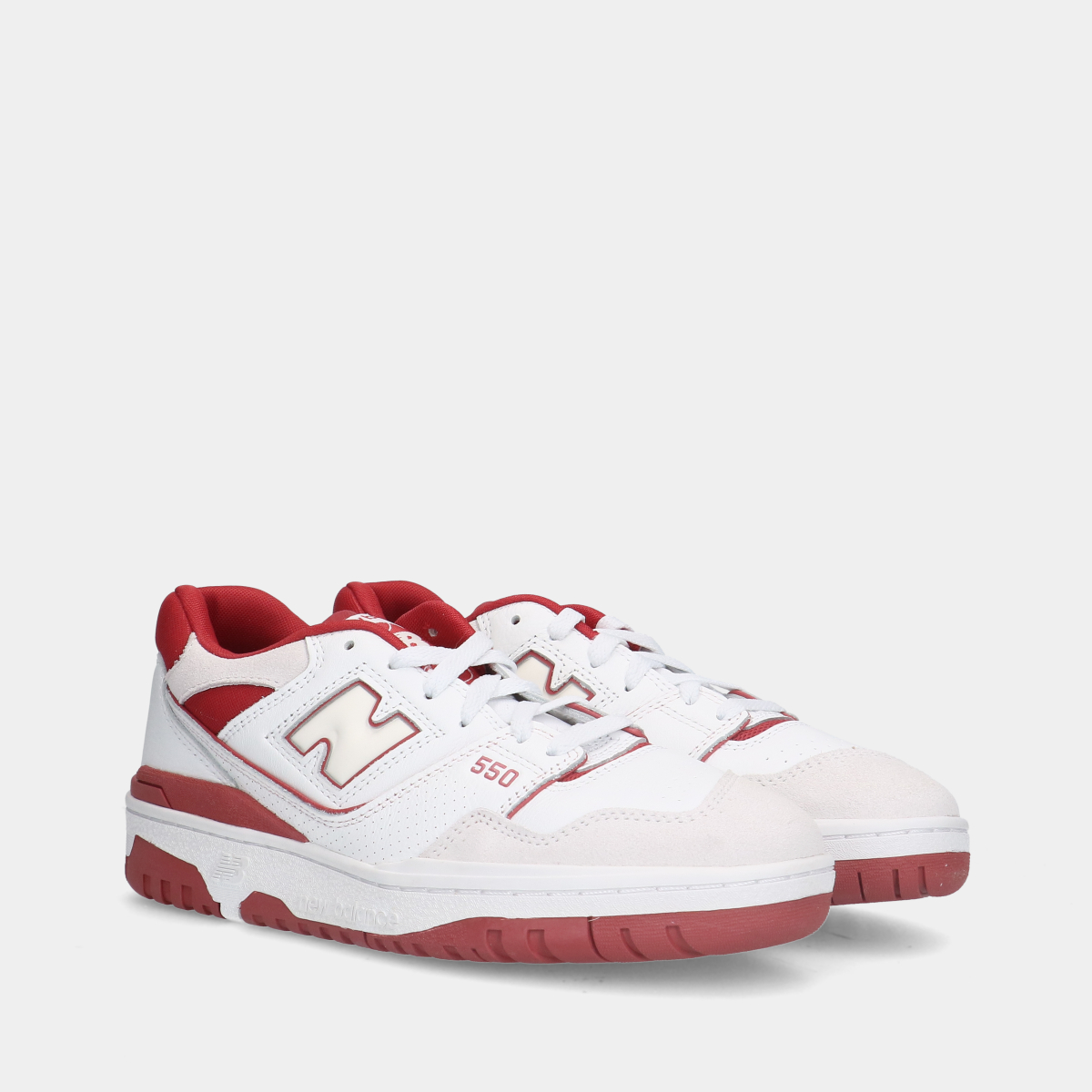 New Balance 550 White/Red sneakers