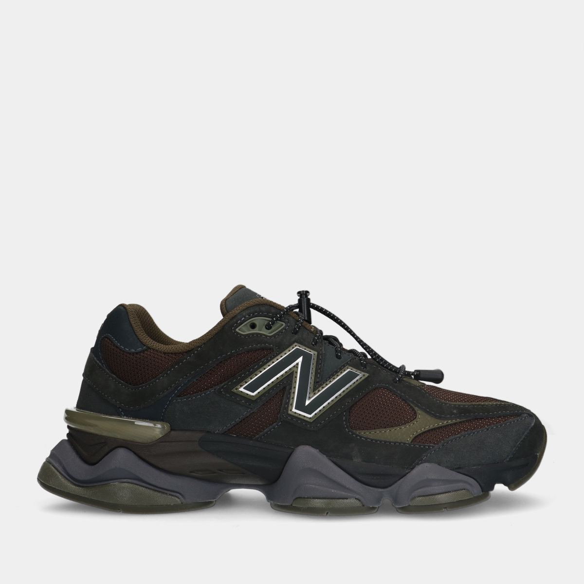 new balance 9060 blacktop dark moss/black heren sneakers