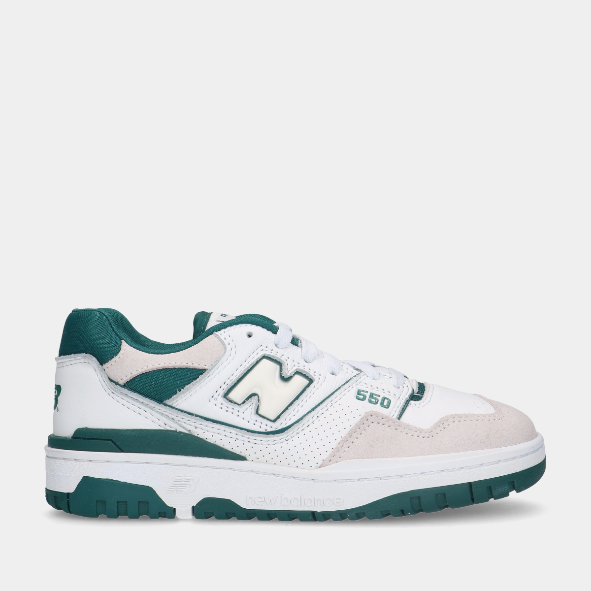 New Balance 550 White/Green sneakers