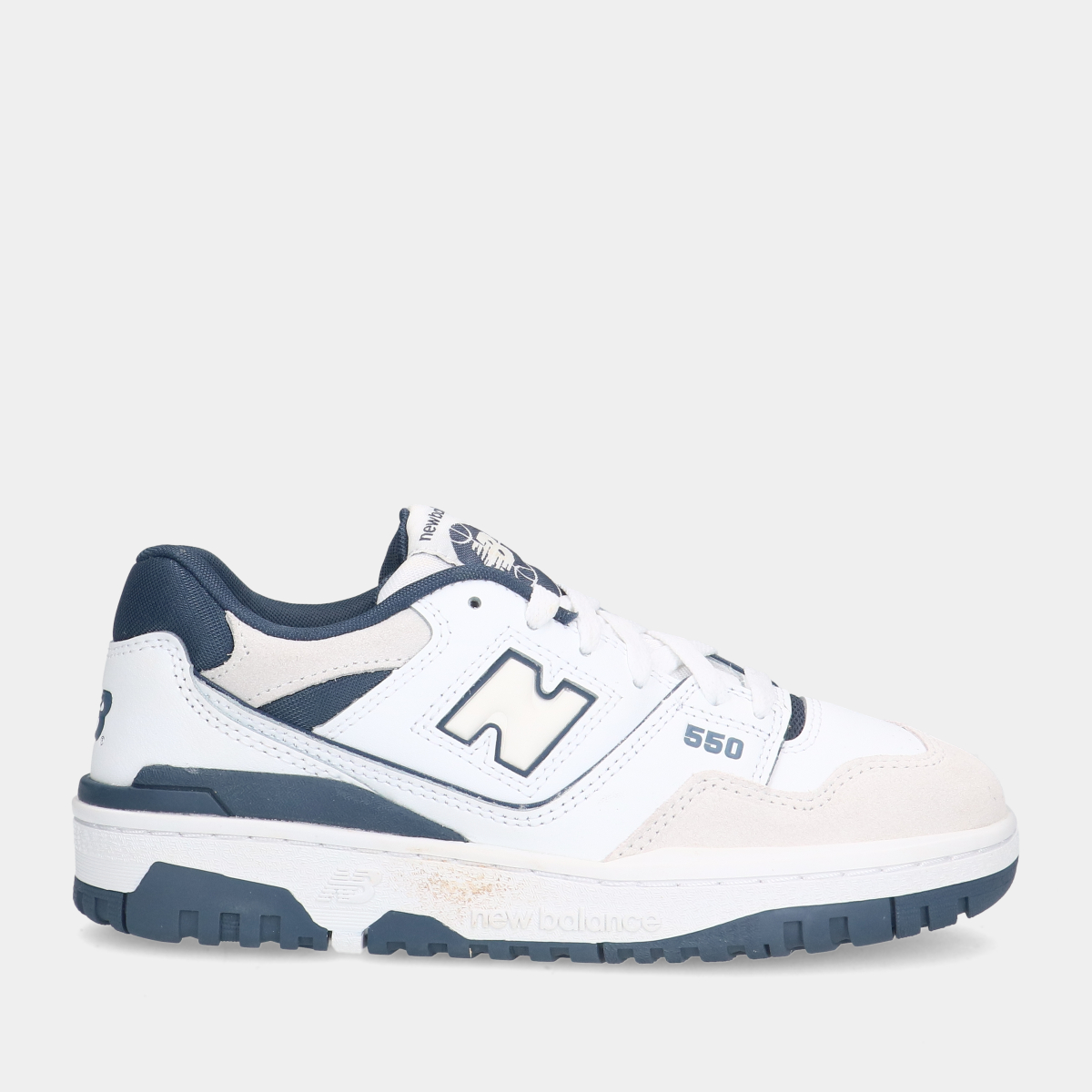 New Balance 550 White/Blue dames sneakers