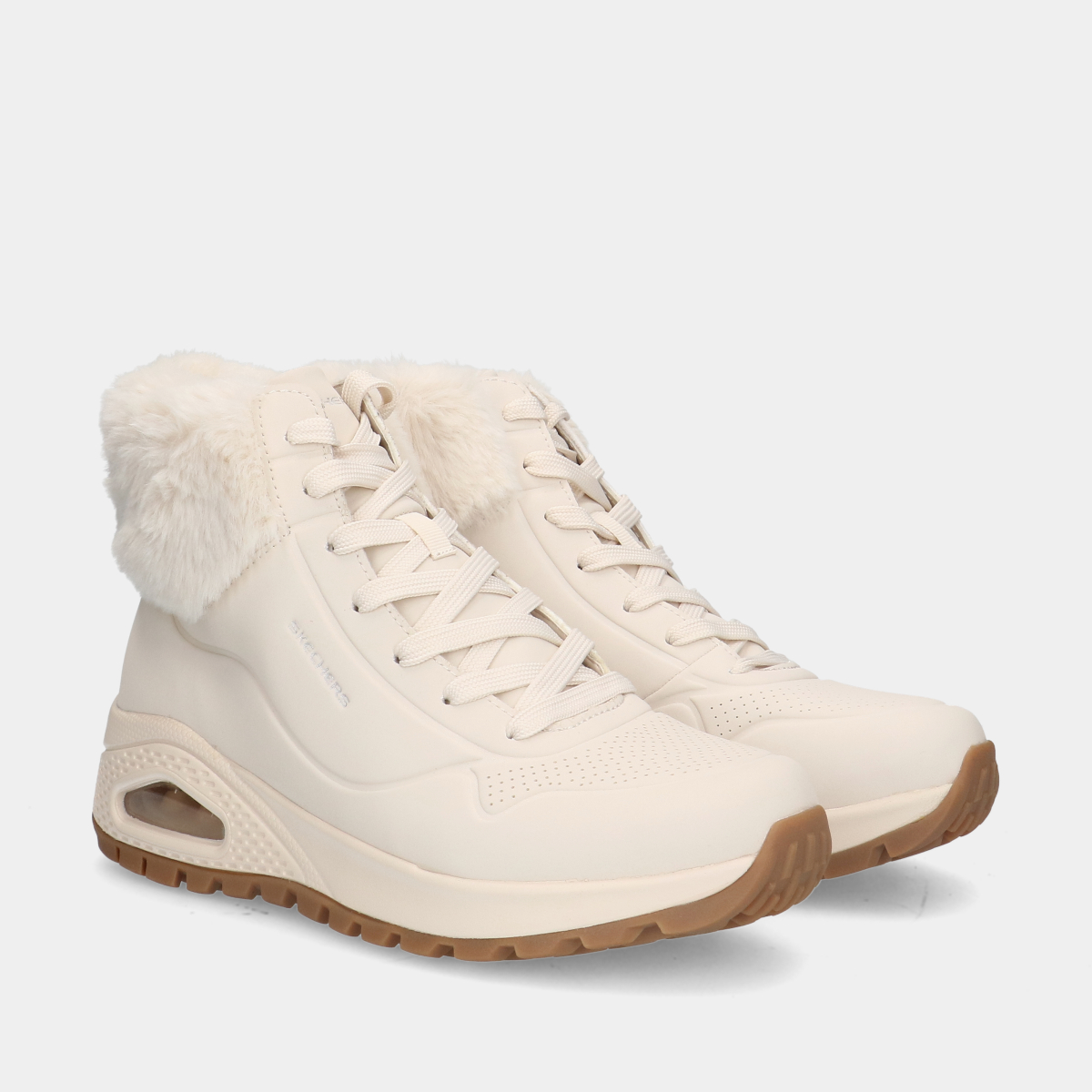 Skechers Uno Fall Air Offwhite dames sneakers