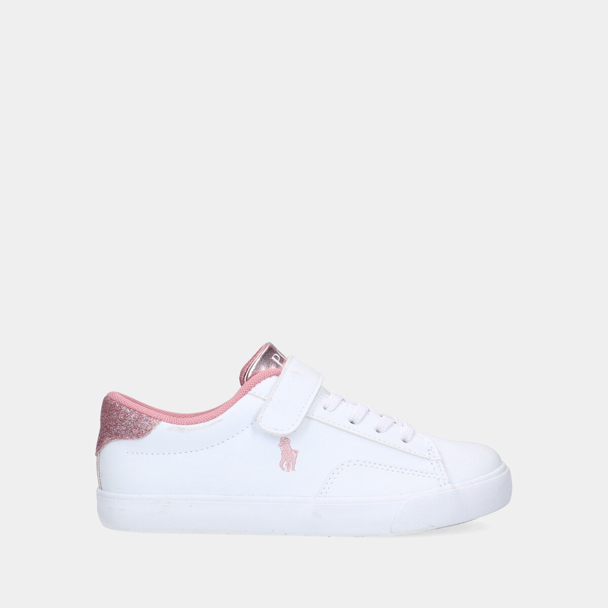 Polo Ralph Lauren Theron V PS White - Pink kleuter sneakers