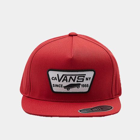 Vans By Full Patch Snapback Boys Rood
